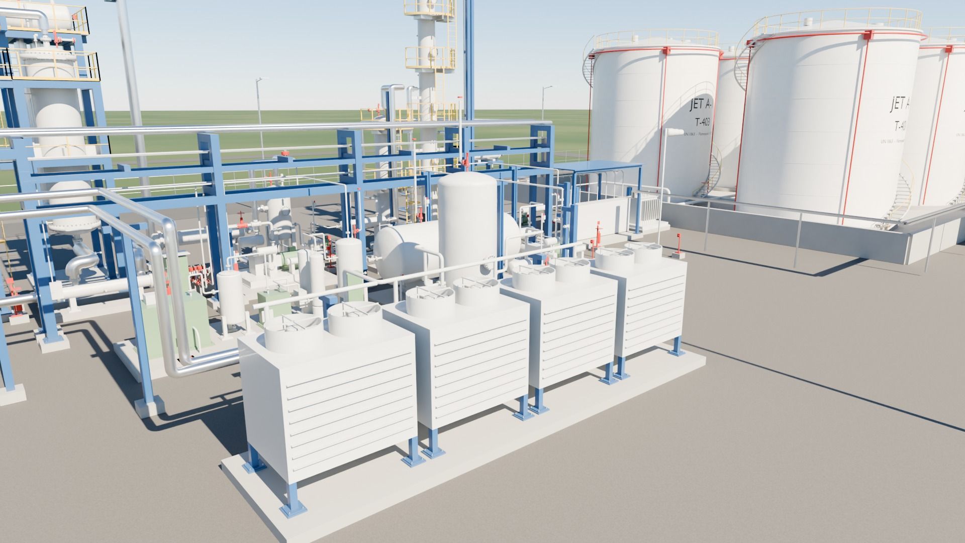 DAC-Module im Vordergrund der Anlage